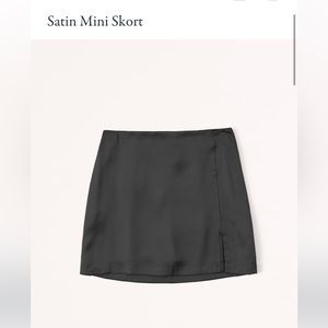 A&F Satin Mini Skort